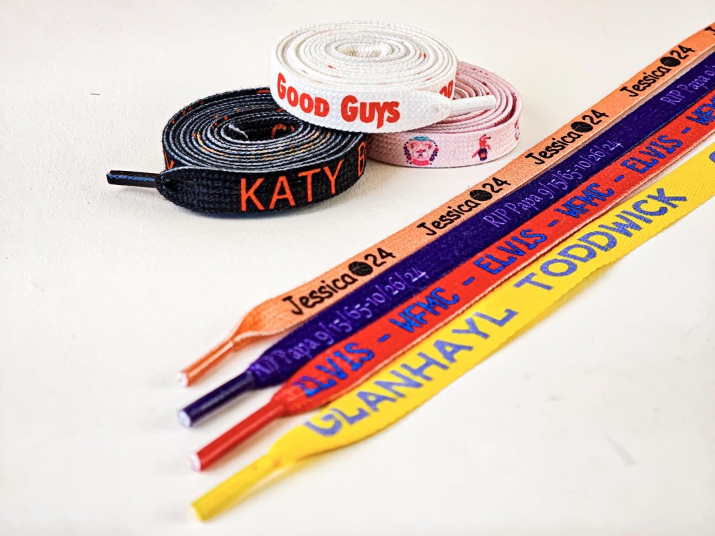 Custom Text Flat Print Shoelaces,Personalized Name Shoelaces,Image/Photo Shoelaces,Colorful Replacement Sports Shoelaces,Unique Gifts